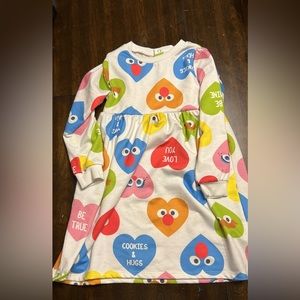 Seasame street heart dress